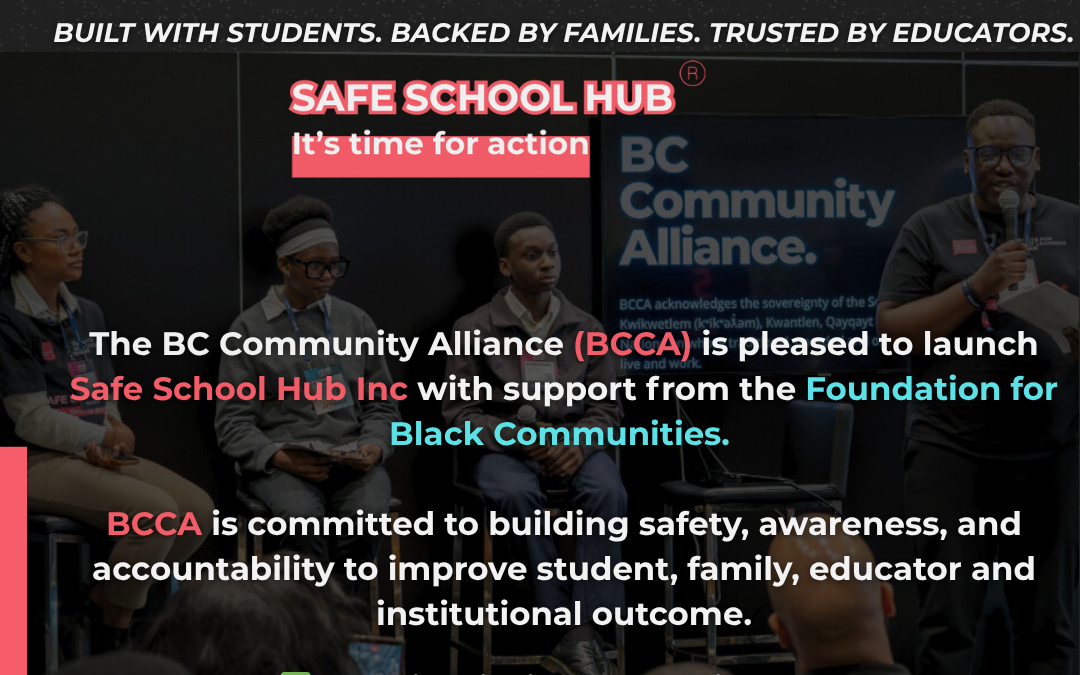 BC Community Alliance launches Safe School Hub Inc.’s Family Services Program to Support Families…